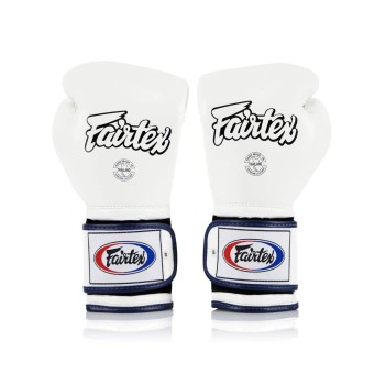 Fairtex BGV9 Боксерские Перчатки Мексиканский Стиль "Heavy Hitter's" Белые