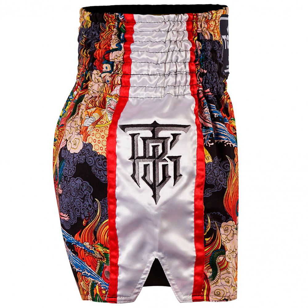 Top King TKTBS-205 Шорты Тайский Бокс Белая Вставка