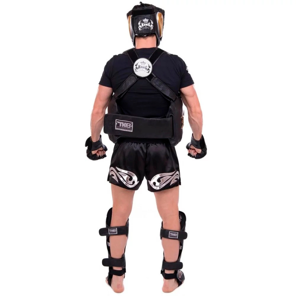 Top King TKBDEM Жилет Защитный "Empower" Тайский Бокс Черно-Золотой