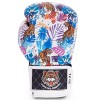 Top King "Wild Tiger" Боксерские Перчатки Тайский Бокс White-Black