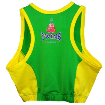 Twins Special  Женский Топик Тайский Бокс Зеленый Размер S
