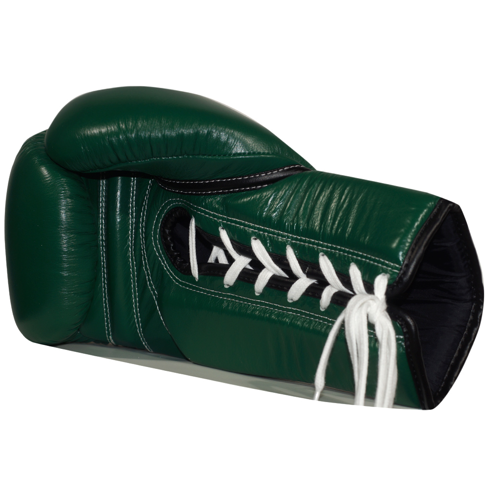 Windy "Pro Boxing Series" Боксерские Перчатки Тайский Бокс На Шнурках Зеленые