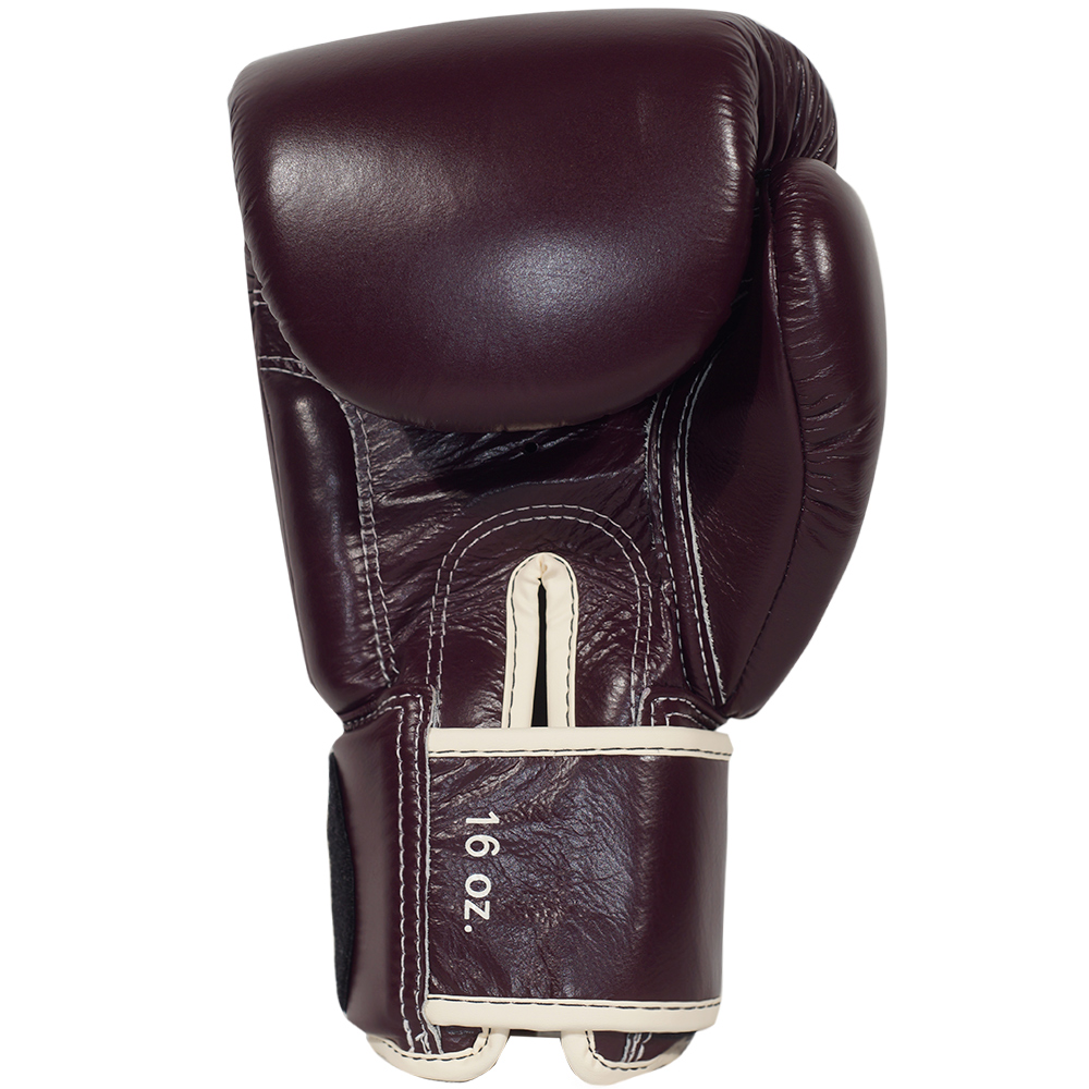 Fairtex BGV16 Боксерские Перчатки Тайский Бокс Женские "Real Leather" Темно-Бордовый