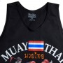 Майка Тайский Бокс Хлопок "Classic Muay Thai" Черная