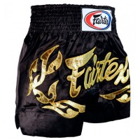 FAIRTEX ШОРТЫ ТАЙСКИЙ БОКС BS-0646 "ETERNAL GOLD"