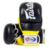 Fairtex FGV18 Перчатки MMA Спарринговые Черные с Желтым