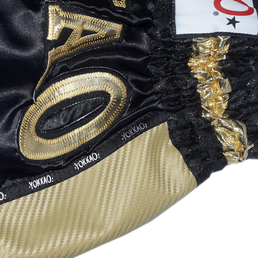 Yokkao Шорты Тайский Бокс Carbon Черный Размер S