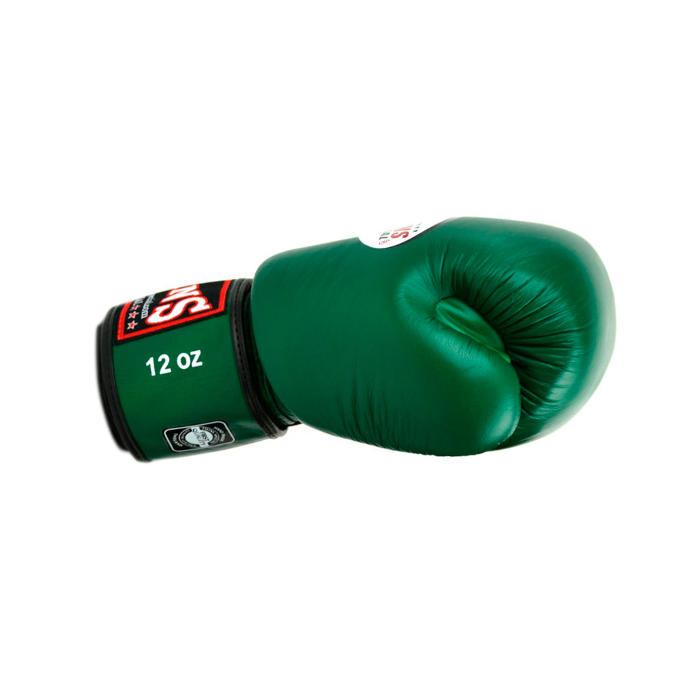 Twins Special BGVL3 Боксерские Перчатки Тайский Бокс Зеленые