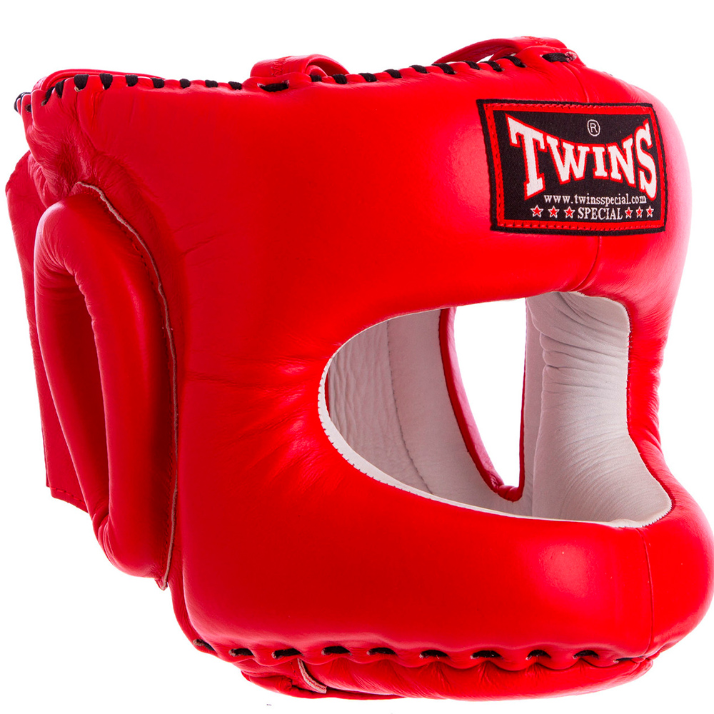 БОКСЕРСКИЙ ШЛЕМ ТАЙСКИЙ БОКС TWINS SPECIAL HGL-10 RED