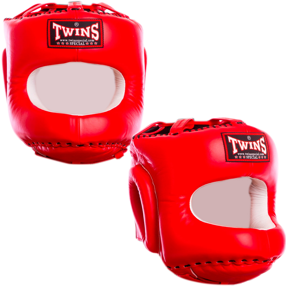 БОКСЕРСКИЙ ШЛЕМ ТАЙСКИЙ БОКС TWINS SPECIAL HGL-10 RED