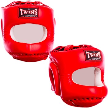 БОКСЕРСКИЙ ШЛЕМ БАМПЕР TWINS HGL-10 RED
