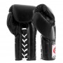 Fairtex BGL6 Боксерские Перчатки Шнурки Тайский Бокс Lace Up Черные