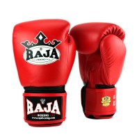 Raja Boxing "Single" Боксерские Перчатки Тайский Бокс Красный