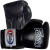 Fairtex BGV9 Боксерские Перчатки Мексиканский Стиль "Heavy Hitter's" Двойной Черный