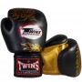 Twins Special FBGVL3-6 Боксерские Перчатки Тайский Бокс "Dragon" Черно-Золотые