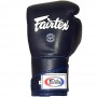 Fairtex BGV6 Боксерские Перчатки Тайский Бокс "Stylish Angular Sparring" Синие