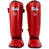 Детская Защита Голени и Стопы Fairtex SPK9 Тайский Бокс Красный