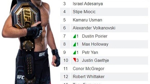 ХАБИБ – ЛИДЕР ОБЩЕГО РЕЙТИНГА UFC. 