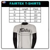 Fairtex TST181 Футболка Тайский Бокс "Signature" Белая 