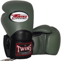 БОКСЕРСКИЕ ПЕРЧАТКИ TWINS SPECIAL BGVL11 OLIVE-BLACK