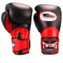 Twins Special BGVL11 Боксерские Перчатки Тайский Бокс Черно-Красные
