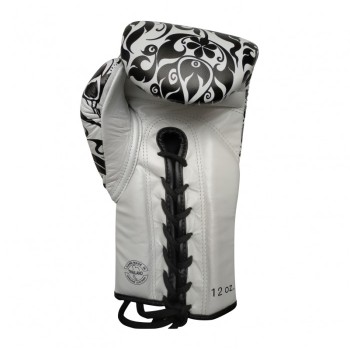 Fairtex BGVGL2 "Glory" Боксерские Перчатки Тайский Бокс Шнурки Белые