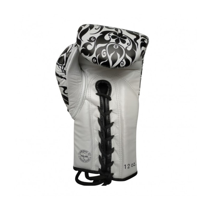 Fairtex BGVGL2 "Glory" Боксерские Перчатки Тайский Бокс Шнурки Белые