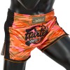 Fairtex BS1711 Шорты Тайский Бокс "Slim" Оранжевый Камуфляж