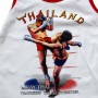 Детская Майка Тайский Бокс Тренировочная Хлопок "Classic Muay Thai" White-Red