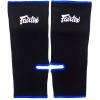 Fairtex AS1 Суппорт Голеностопа Тайский бокс Черный с Синим Кантом