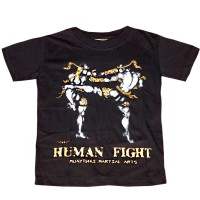 Детская Футболка Human Fight Органический Хлопок Тайский Бокс HNK-001