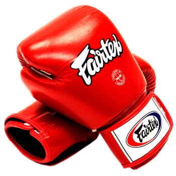 Fairtex BGV1 Боксерские Перчатки Тайский Бокс Красные