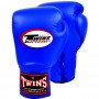 Twins Special BGLL1 Боксерские Перчатки Тайский Бокс Шнуровка Синие