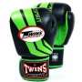 Twins Special FBGVL3-43 Боксерские Перчатки Тайский Бокс Черно-Зеленые