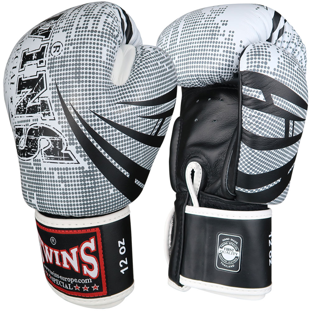 Боксерские перчатки TWINS TW-5 White
