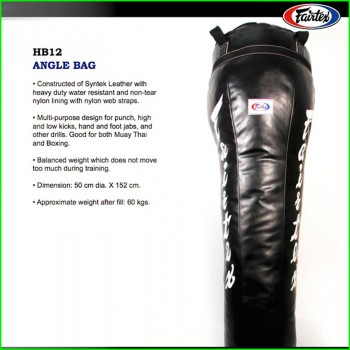 Fairtex HB12 Мешок Боксерский Тайский Бокс "Angle Bag" Черный