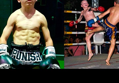 Ноа Беквит - десятилетний боец ​​муай тай из Австралии. 