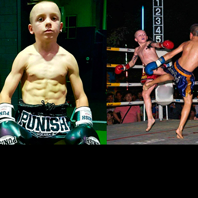 Ноа Беквит - десятилетний боец ​​муай тай из Австралии. 