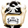 Детский Боксерский Шлем Top King "Super Snake" Тайский Бокс Золото (Белое)