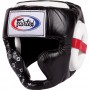 Fairtex HG10 Боксерский Шлем Тайский Бокс "Super Sparring" Черный