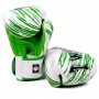 Twins Special FBGVL3-TW2 Боксерские Перчатки Тайский Бокс Бело-Зеленые