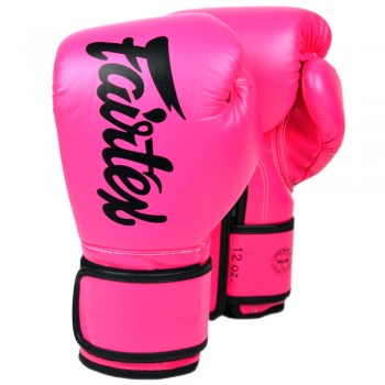 Fairtex BGV14 Боксерские Перчатки Тайский Бокс Розовые 