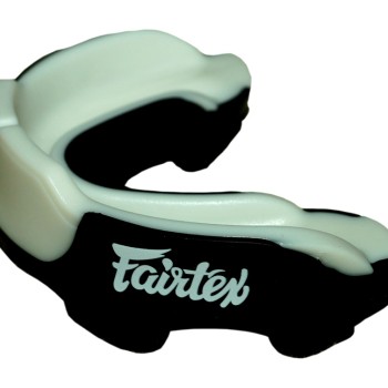 Fairtex FGEL-W Капа Боксерская Гелевая Тайский Бокс Черно-Белая