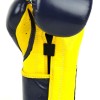Fairtex BGV9 Боксерские Перчатки Мексиканский Стиль "Heavy Hitter's" Сине-Желтые