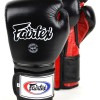 Fairtex BGV9 Боксерские Перчатки Мексиканский Стиль "Heavy Hitter's" Черно-Красные